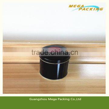 Food grade round coffee tin cans for bean packing,coffee bean tinplate metal box