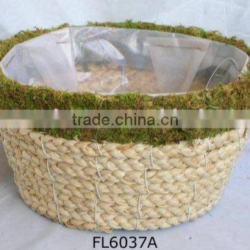 Woven Corn Husk Basket