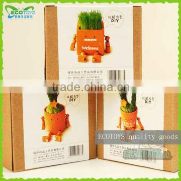 Robot grass doll,Grass hair doll