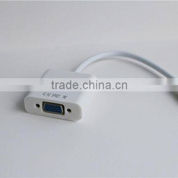 Thunderbolt DP Cable Mini Displayport DP to 15pin VGA Cable AV TV Converter Adapter for Thinkpad x1 Mac photo-3