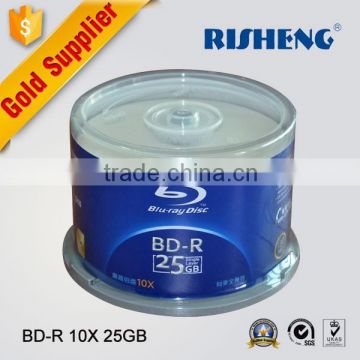 RISHENG wholesale bd-r ritek 25GB/ritek dvd printable disks wholesale/bd-r ld 25GB recordable