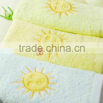 Sunshine Embroider Cheap Cotton Bath Towel