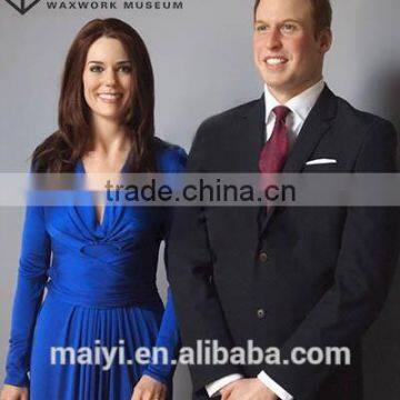 Celebrity William Prince&Princess Lifesize Wax Statues for Sale