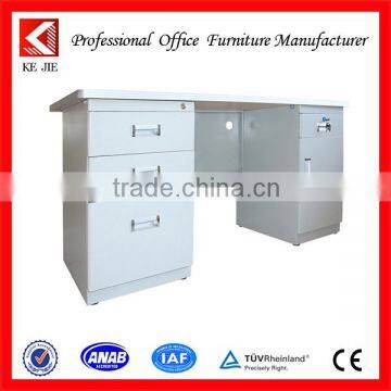 office desk leather stationery set high quality execturive desk steel tube frame computer desk