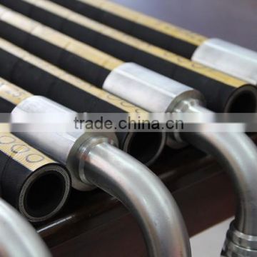 all types of hydraulic rubber hose fittings and assembly for final use