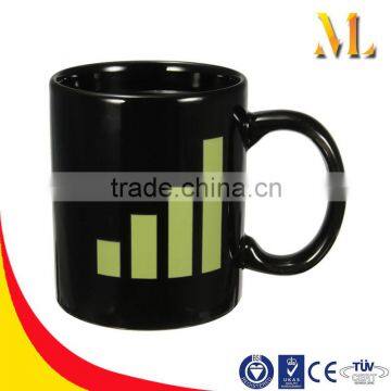 MLB-1649 11oz Magic Signal Bar Hot Cold Color Changing Mug customized magic heat sensitive mug