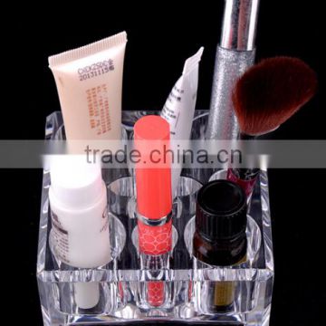 Square Cosmetic Organizer Lipstick Holder Organizer Makeup Brush Holder Storage Organizer