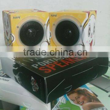 Mini Folding Paper Box Portable Speaker Suit for Gift photo-2