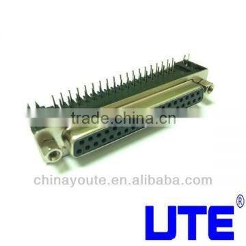 DR 37P Female Connector 90 Degree