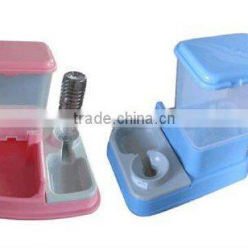 Plastic Auto Dog Feeding Set B45