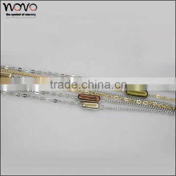 Promotional Chain Necklace Gold Chain Custom Alloy Necklace photo-2