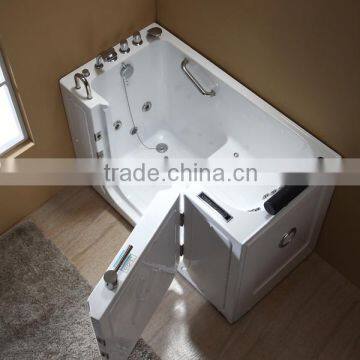 2015 Hot Selling Whirlpool Lower Entry Walk in Bathtub for Elderly People Q377 photo-2