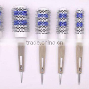 wholesale round professional nylon ceramic hair brush