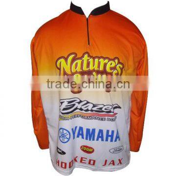 Attractive design wholesale create your own fishing jersey