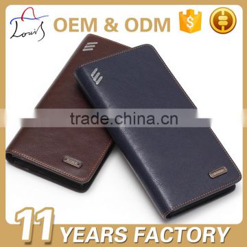 hot sale pu card long wallet men