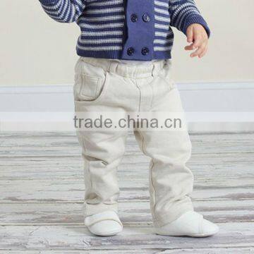 MJ37 wholesale dave bella 100% cotto infant trousers baby pants