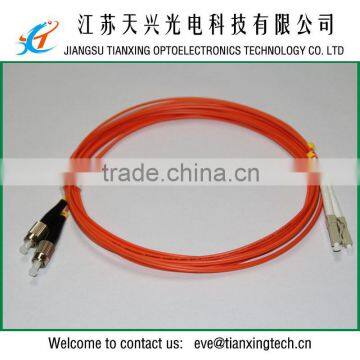 China manufacturer multimode duplex 3.0mm 3mts PVC LC to FC patch cord