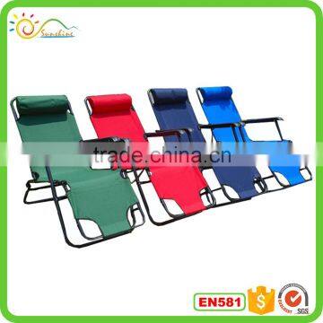 Outdoor folding sun lounger chairs, Portable chaise lounge chair/folding beach lounger