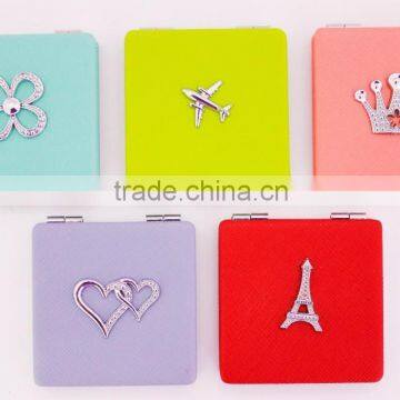 2015 wholesale plastic hand mirror with accessories,MB203