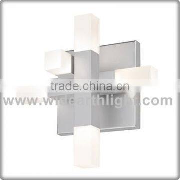 UL CUL Listed Acrylic Shade 4 Light Corridor Lamp For Hotel In Silver Finish W40232