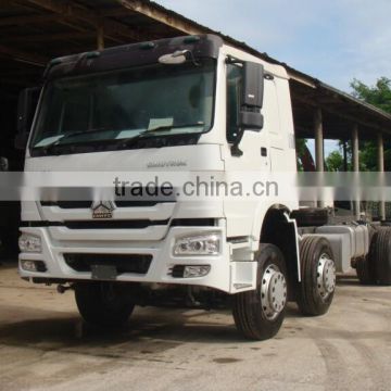 HOWO 8X4 Cargo Truck Chassis 60T 70T 80T Loading Capacity