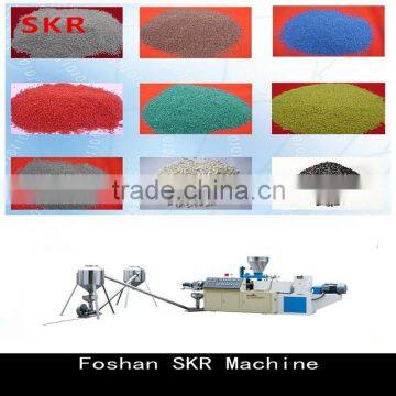 Popular SJ-92 PE pelleting extruder machine Hot Cutting pelletzing comminutor Production Line for granules