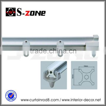 SC10 PVC plastic flexible window dryper hardware curtain rail