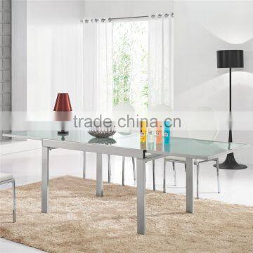 L833A Expandable Glass Table China Room Dining Table