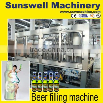 Automatic Beer Filling Machine / Bottling Equipment