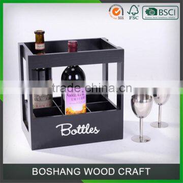 Custom Made Decorative Christmas Gift Wooden Wine Boxes Lids photo-2