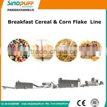 High Speed Corn Flakes Food Extruder/High Capacity Breakfast Cereal Line