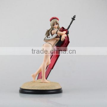 Japanese Nude Sexy Girl With Sword Action Figure/OEM made sex nude girl action figure for sale/Cutomized Plastic Action Figures