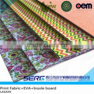 2016 high quality polyurethane laminate fabric and EVA