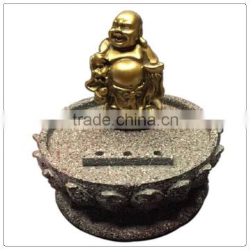 Resin chinese lucky buddha Incense sticker holder, Stick Incense Burner