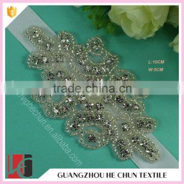 HC-7592-1 Hechun Free Pattern Pearl Bridal Wedding Sash