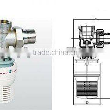 brass angle constant temperature valve for radiator