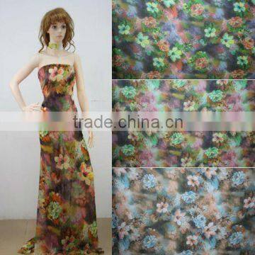 Flower Polyester Printing Fabric