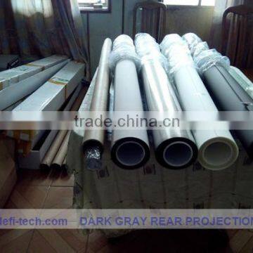 Dark gray fixed frame projection screen