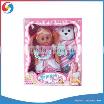 WW3608783 14 inch lovely baby doll toy with 10 sound ic