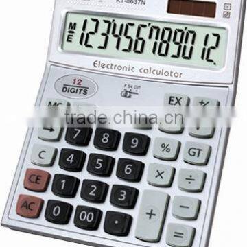 12 digits electronic desktop calculator KT-8637N