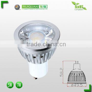 High Efficiency Dimmable Gu10 cob led spotlight waterproof outdoor