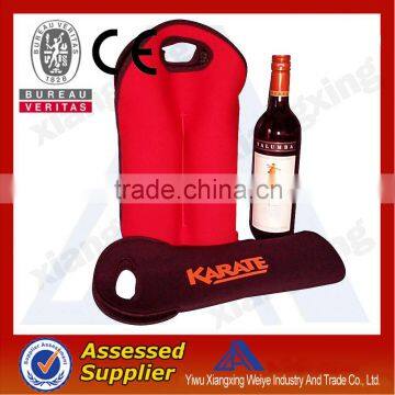 Hot selling neoprene wine bottle holder for promotion