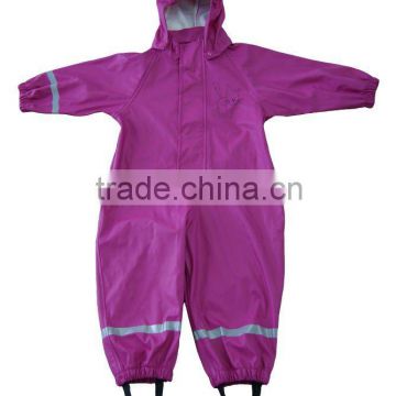 KID's PU Knitted Rain OVERALL, KID's PU knitted Rain ROMPER, KID's PU Knitted Rain COVERALL