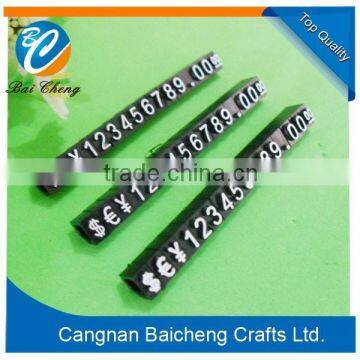 nice look and design as well as cheap price tag supplies high quality and clear number printed/embossed