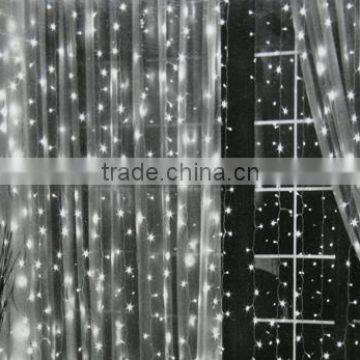 Flat emitting 220v fairy led outdoor christmas lights curtain CE ROHS approval