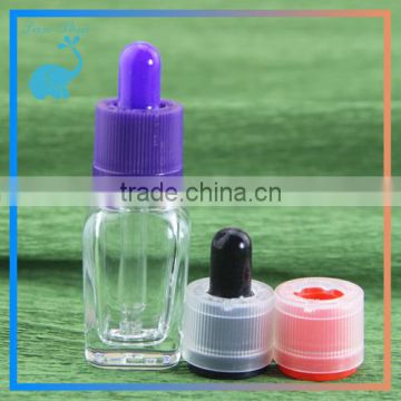 varies dropper caps 15 /30ml square glass dropper bottles with pipette caps