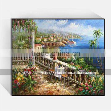 Shu1904 mediterranean landscape oil painting room Decorative