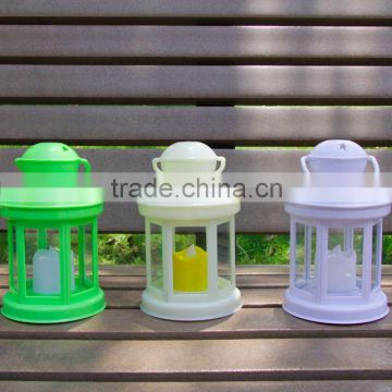 Promotion Poppas BS10 Classic ABS Plastic Cheap colorful decoration Hurricane lantern,Recycled Candle Lantern