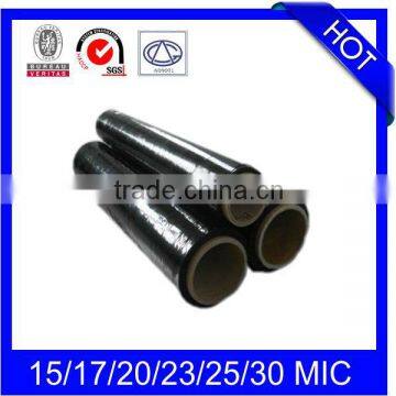 23mic x 500mm x 300m PE Black Plastic Roll