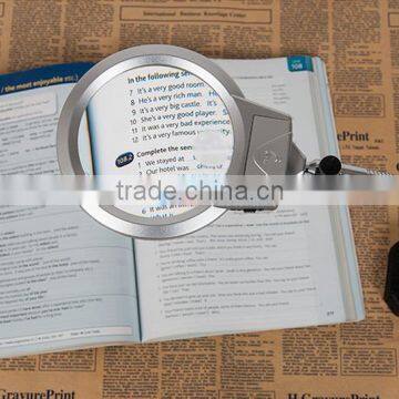 Metal Desktop Magnifying Glasses WITH 2 Led Lights photo-2